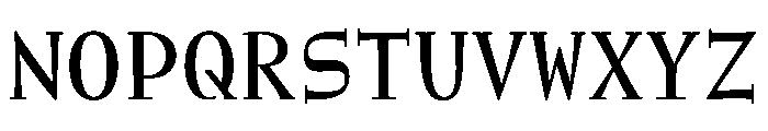 NaNWeiss Regular Font UPPERCASE