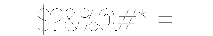 Naancy Grade1 Font OTHER CHARS