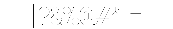 Naancy Grade1Ornament Font OTHER CHARS