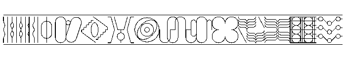 Naancy Grade2Ornament Font LOWERCASE