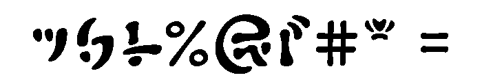 Nabouveau Futhork Bold Font OTHER CHARS