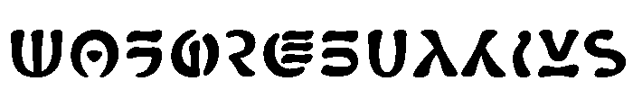 Nabouveau Futhork Bold Font LOWERCASE