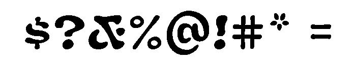 Nabouveau Latin Bold Font OTHER CHARS
