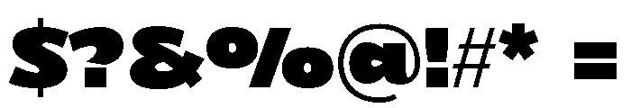 NaokoAALimited Black Font OTHER CHARS