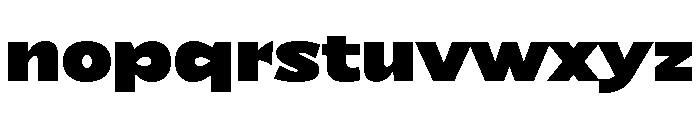 NaokoAALimited Black Font LOWERCASE