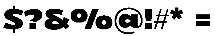NaokoAALimited Extrabold Font OTHER CHARS