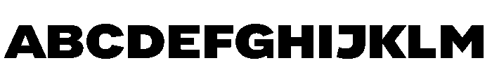 NaokoAALimited Extrabold Font UPPERCASE