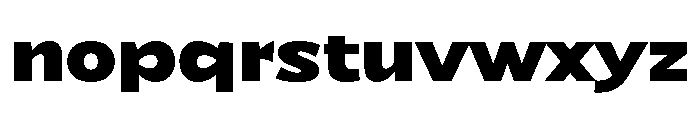 NaokoAALimited Extrabold Font LOWERCASE
