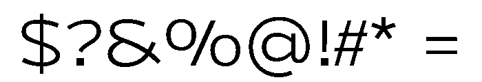 NaokoAALimited Light Font OTHER CHARS