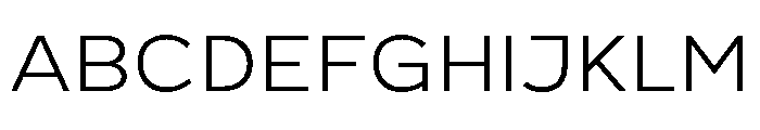 NaokoAALimited Light Font UPPERCASE