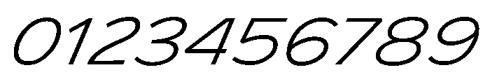 NaokoAALimited LightItalic Font OTHER CHARS