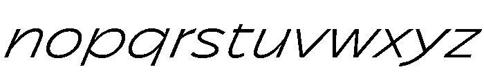 NaokoAALimited LightItalic Font LOWERCASE