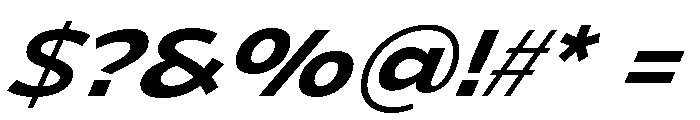 NaokoAALimited MediumItalic Font OTHER CHARS