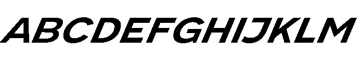 NaokoAALimited MediumItalic Font UPPERCASE