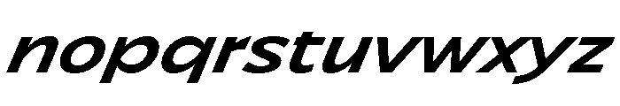NaokoAALimited MediumItalic Font LOWERCASE