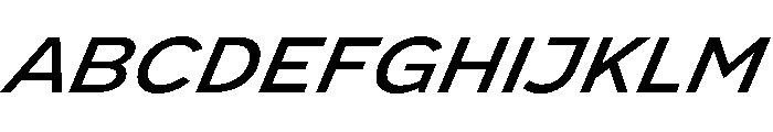 NaokoAALimited RegularItalic Font UPPERCASE