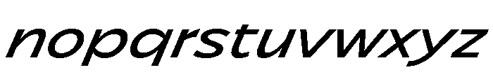 NaokoAALimited RegularItalic Font LOWERCASE