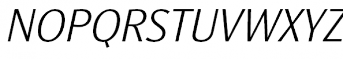 Nat Grotesk Light Italic Font UPPERCASE