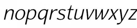 Nat Grotesk Light Italic Font LOWERCASE