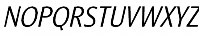 Nat Grotesk Narrow Regular Italic Font UPPERCASE
