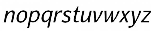 Nat Grotesk Regular Italic Font LOWERCASE