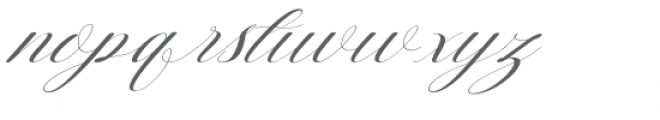 Nantiya Italic Font LOWERCASE