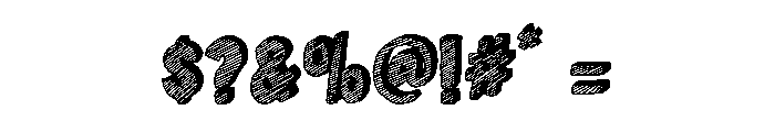 Nanquim Dark Font OTHER CHARS