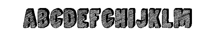 Nanquim Dark Font UPPERCASE