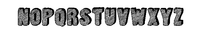 Nanquim Dark Font UPPERCASE