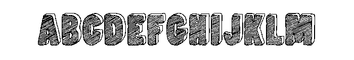 Nanquim Regular Font UPPERCASE