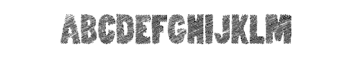 Nanquim Stamp Font UPPERCASE
