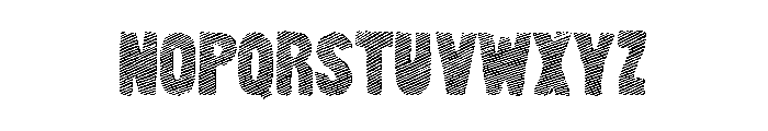 Nanquim Stamp Font UPPERCASE