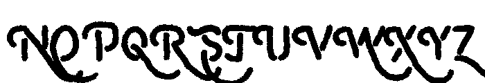Navy Stencil Font UPPERCASE