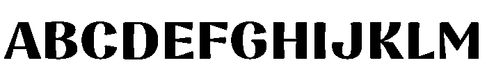 Nazare Bold Font UPPERCASE