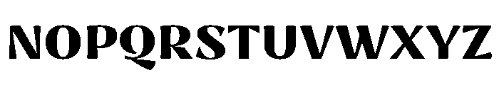 Nazare Bold Font UPPERCASE