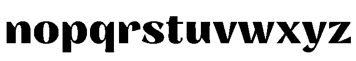 Nazare Extra Bold Font LOWERCASE