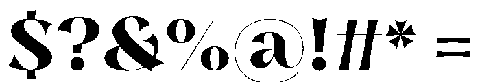 Nazare Exuberant Bold Font OTHER CHARS