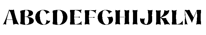 Nazare Exuberant Extra Bold Font UPPERCASE