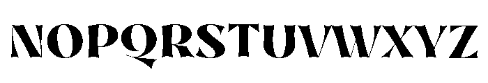 Nazare Exuberant Extra Bold Font UPPERCASE