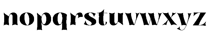 Nazare Exuberant Extra Bold Font LOWERCASE