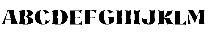 Nazare Exuberant Heavy Font UPPERCASE
