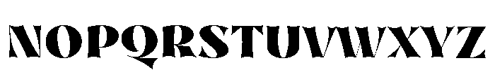Nazare Exuberant Heavy Font UPPERCASE
