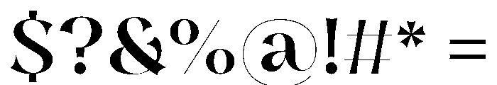 Nazare Exuberant Medium Font OTHER CHARS