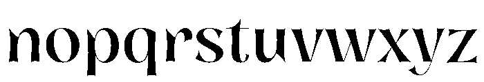 Nazare Exuberant Medium Font LOWERCASE