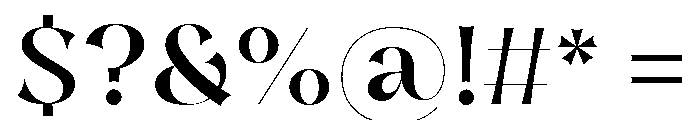 Nazare Exuberant Regular Font OTHER CHARS