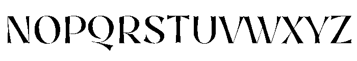 Nazare Exuberant Regular Font UPPERCASE