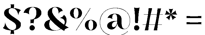 Nazare Exuberant Semi Bold Font OTHER CHARS