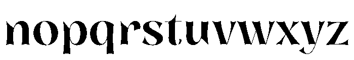 Nazare Exuberant Semi Bold Font LOWERCASE