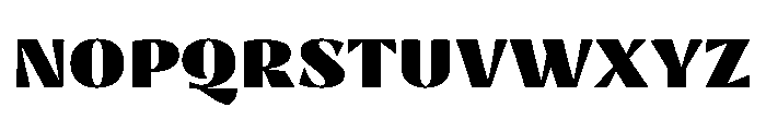 Nazare Heavy Font UPPERCASE