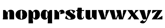 Nazare Heavy Font LOWERCASE